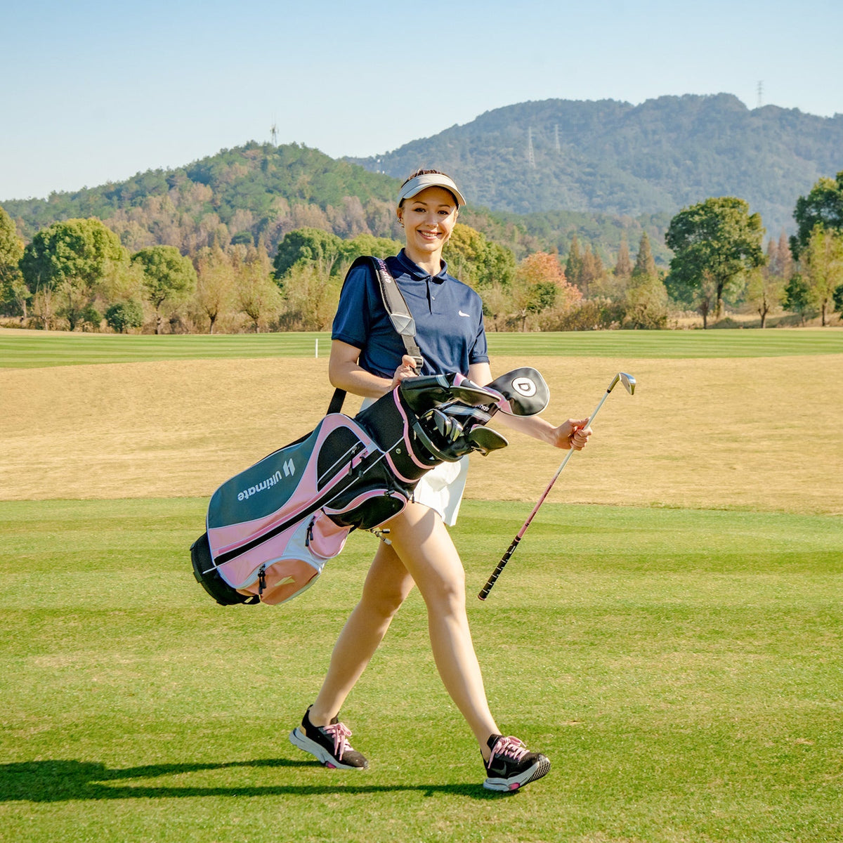 Women's Complete Golf Club Set Right Hand with Rain Hood