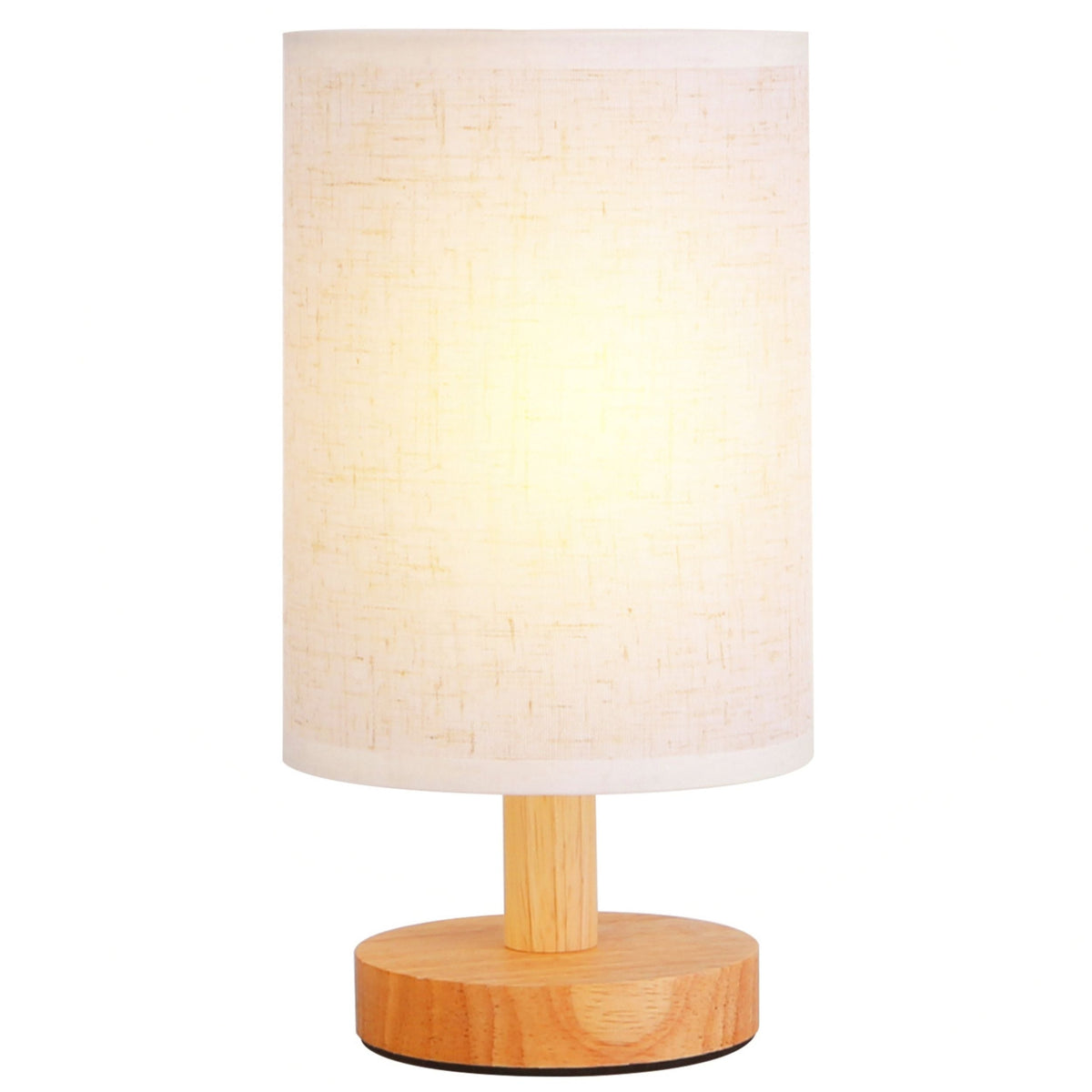 Bedside Lamp Set: Warm White Nightstand Lantern with USB Plug & 32.48in Cord