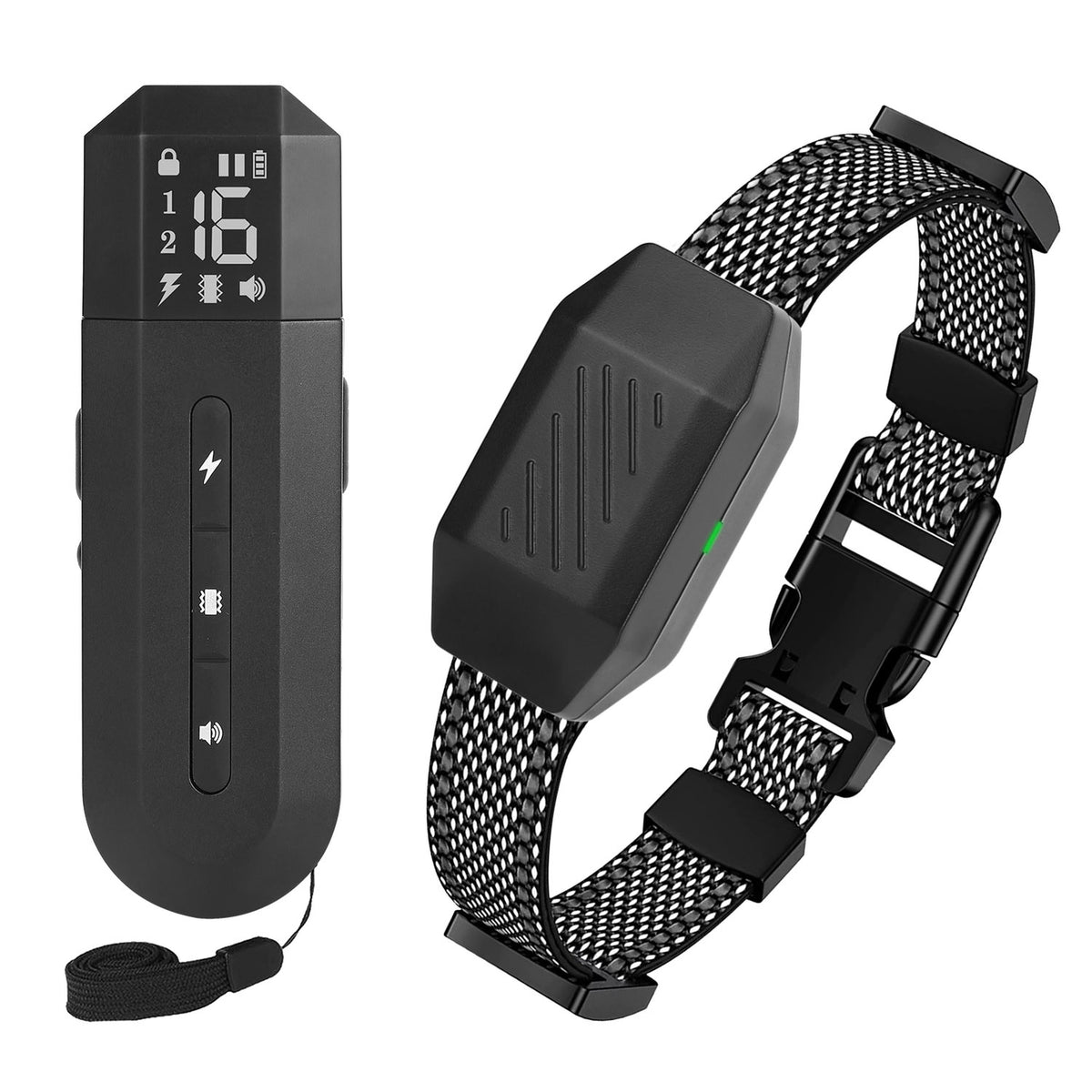 Dog Training Collar with Remote 2624FT 3 Modes Beep Shock Vibration Electric Rechargeable Correction Device IP67 Waterproof Transmitter Receiver for d