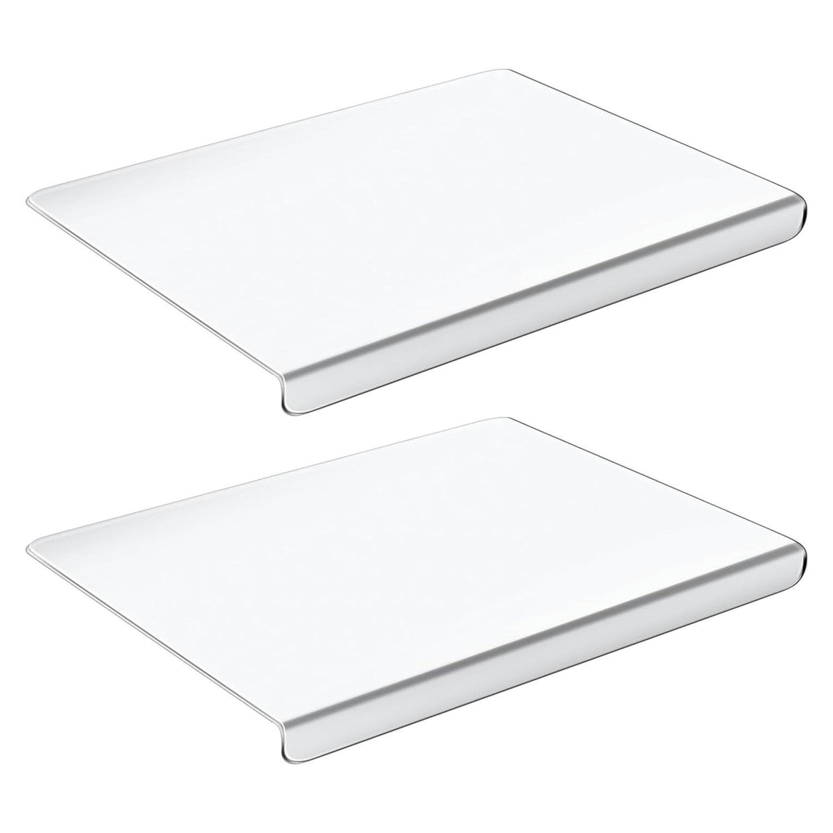 Clear Acrylic Kitchen Cutting Board with Counter Lip 17.71x15.74IN Non-Slip Transparent Countertop Cutting Board Kitchen Countertop Protector For Dini