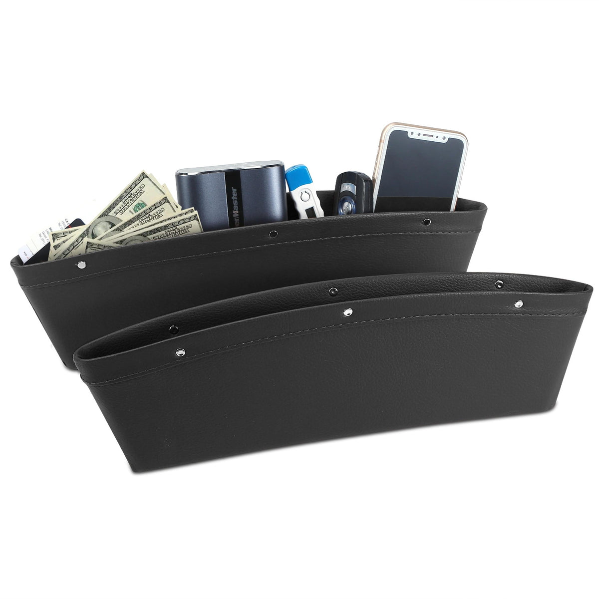 2-Pack Deluxe Seat-Wedge Organizer