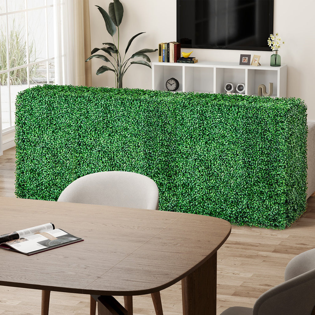 Faux Greenery Room Divider Decorative Privacy Screen Fence Hedge Wall