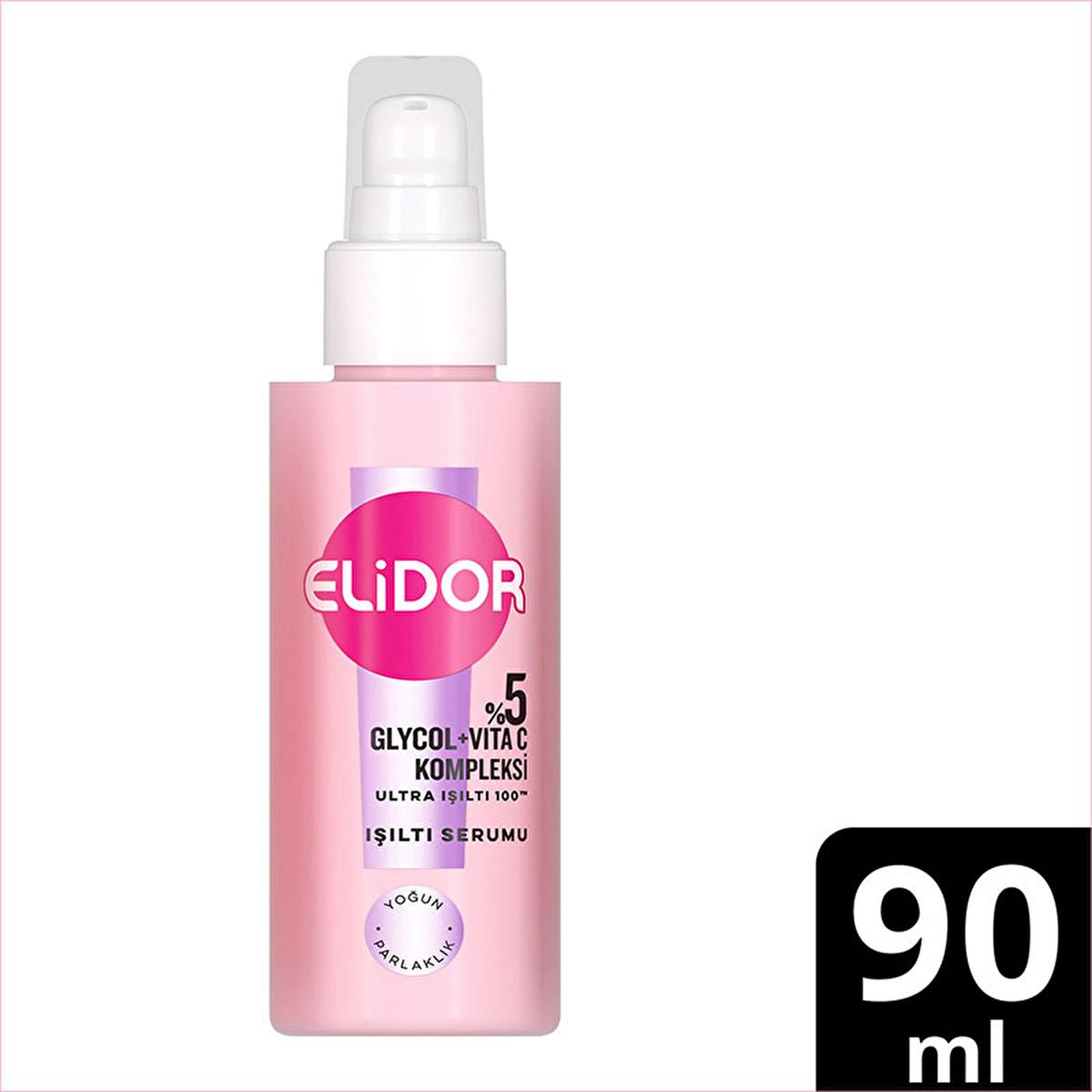 Elidor Ultra Shine 100 Shine Serum - Intense Shine Hair Serum for Dry, Damaged Hair - 3.04 fl oz