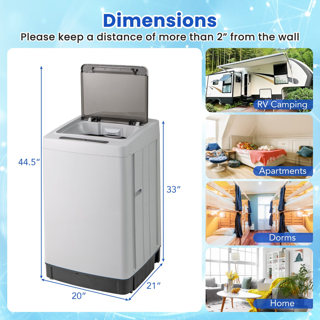 Full-Automatic Washing Machine Washer and Spin Combo