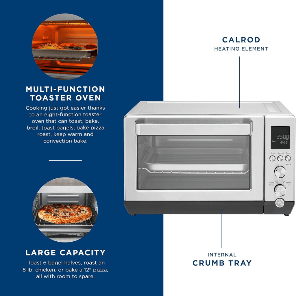 General Electric Stainless Digital 6-Slice Convection Toaster Oven