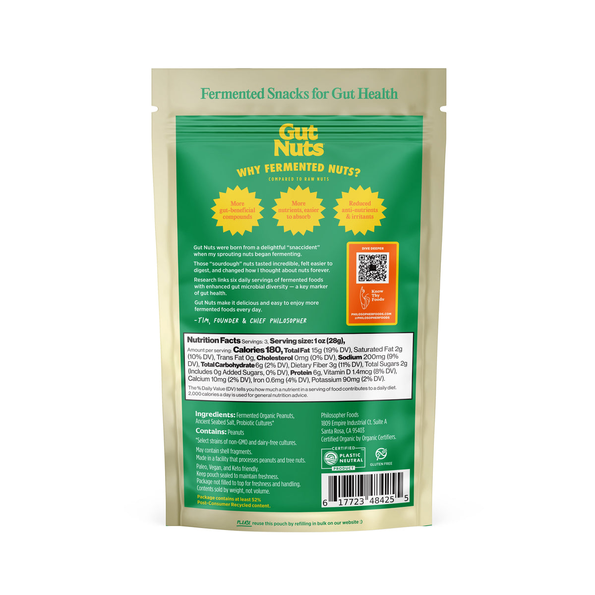 Gut Nuts - Fermented Peanuts