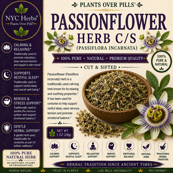 Passionflower c/s | Nervous System Calm & Restful Sleep