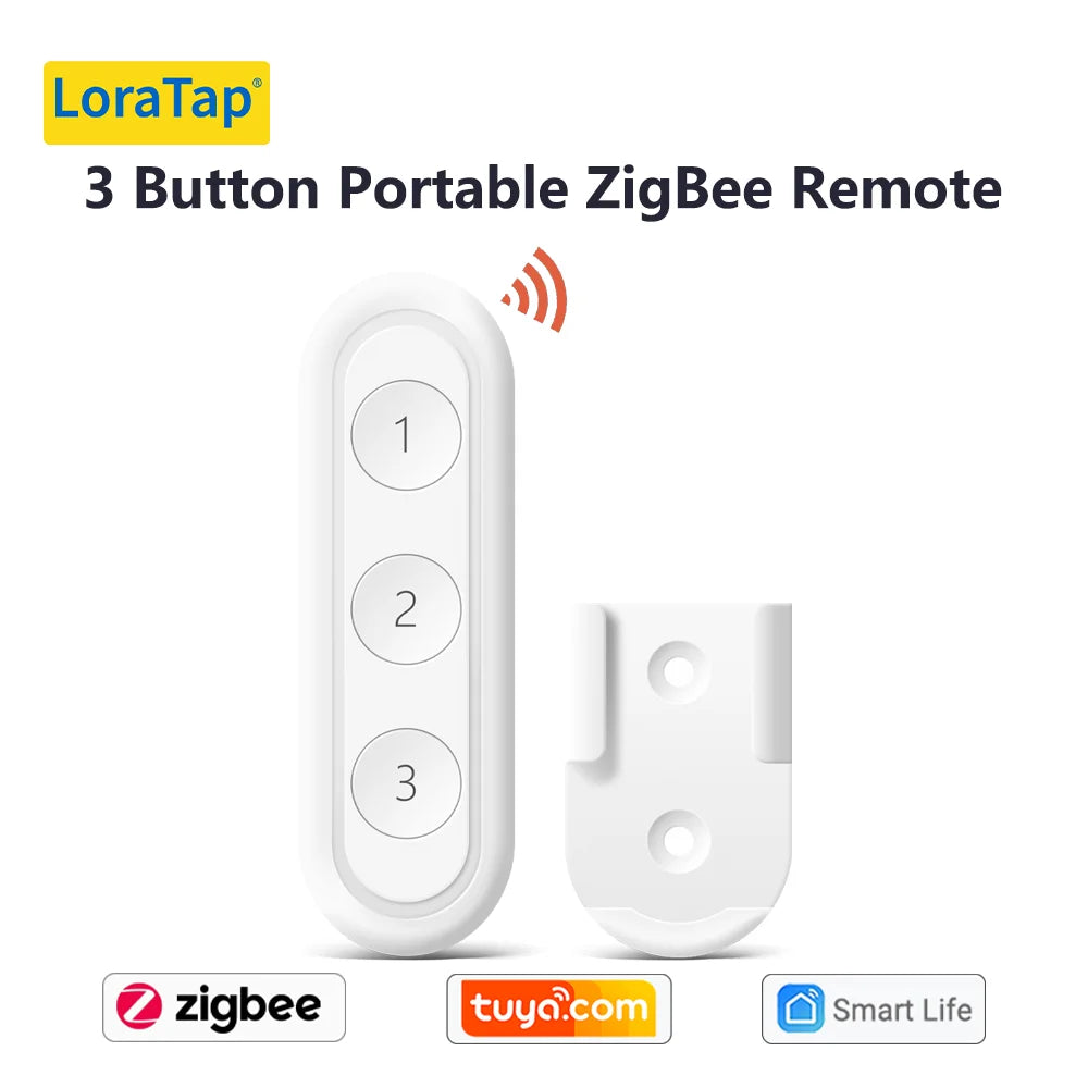 LoraTap ZigBee 3.0 Wireless 6 Push Button Remote Tuya Scene Automation Control Switch Smart Life App