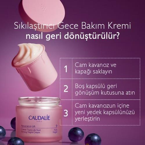 Caudalie Resveratrol Lift Night Cream Refill 50ml - Anti-aging Luxury Skincare
