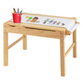 Wooden Kids Multi Activity Play Table with Storage Paper Roll