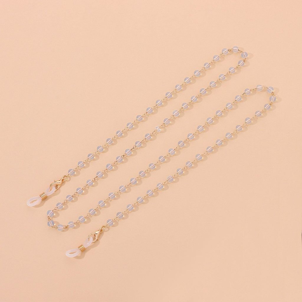 Beaded Eyeglasses Sunglasses Strap Holder Elegant Eyewear Retainer Chain