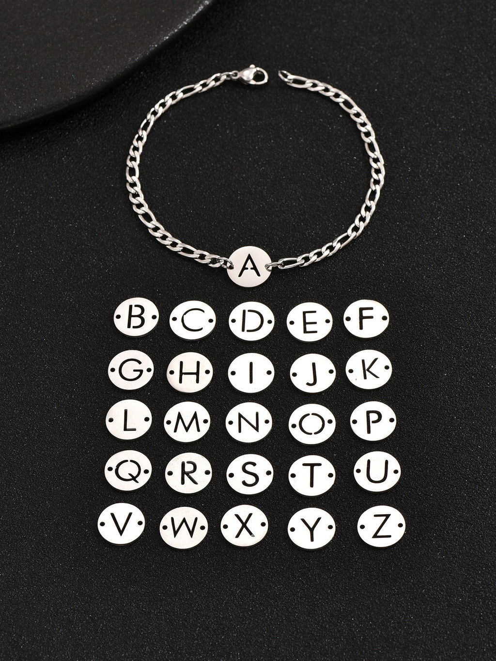 Letter Titanium Steel Bracelet