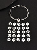 Letter Titanium Steel Bracelet