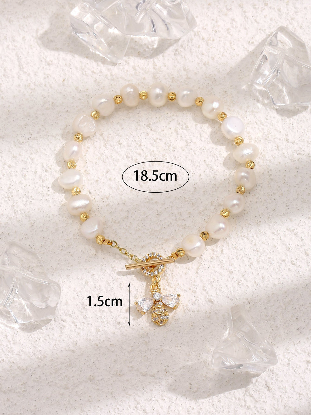 Retro Freshwater Pearl Pull Bracelet