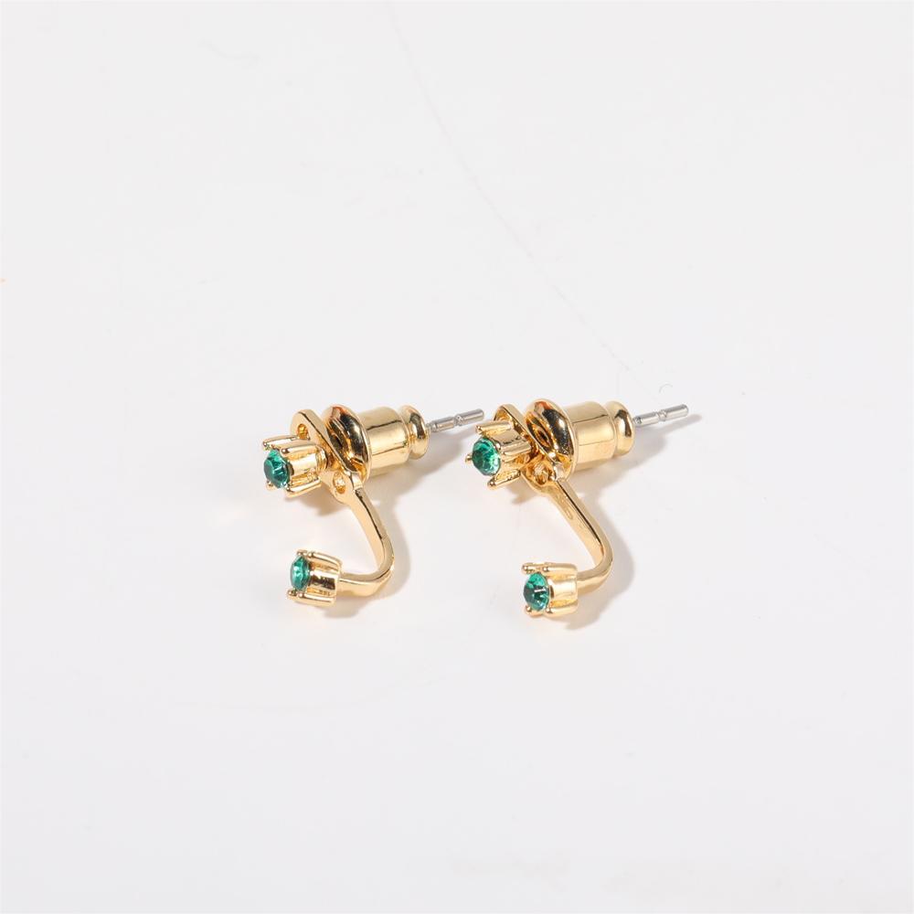 Twelve Birthstone Ear Studs