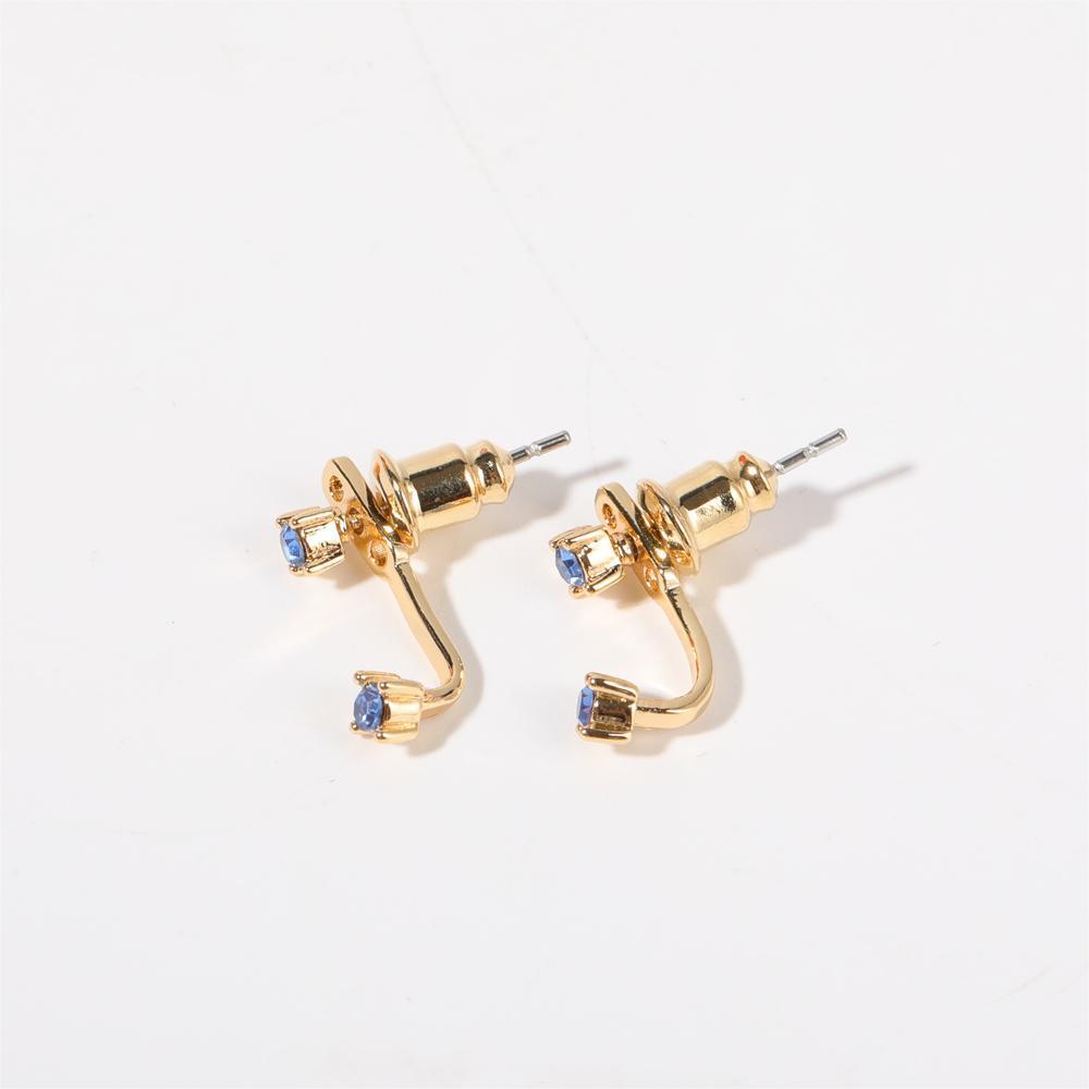 Twelve Birthstone Ear Studs
