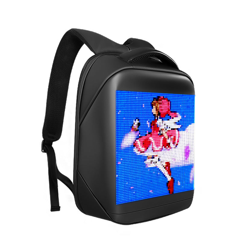 Square LED Outdoor Mobile Advertising Backpack