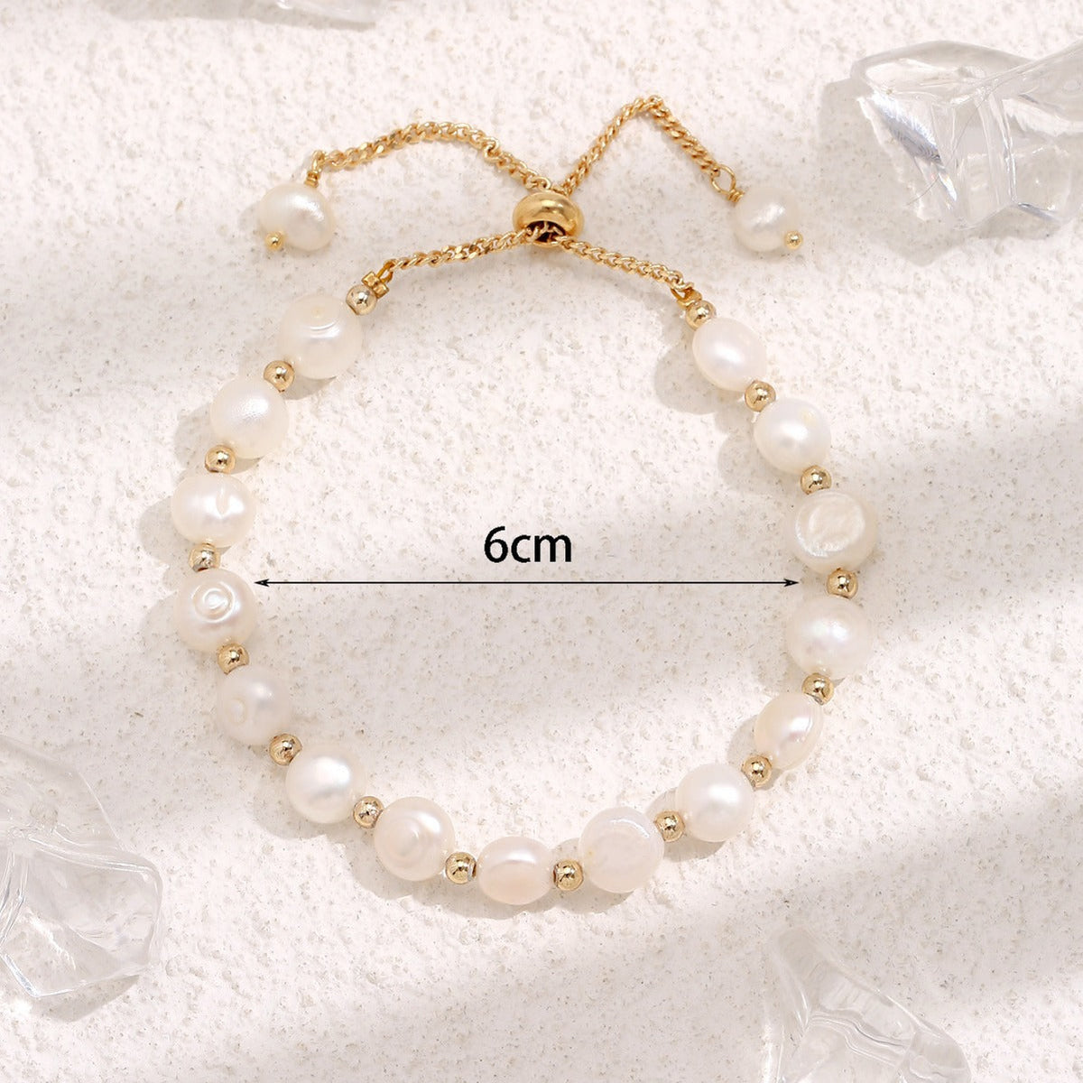 Retro Freshwater Pearl Pull Bracelet