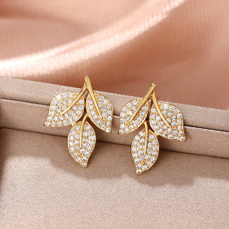 Leaf-shaped Earrings