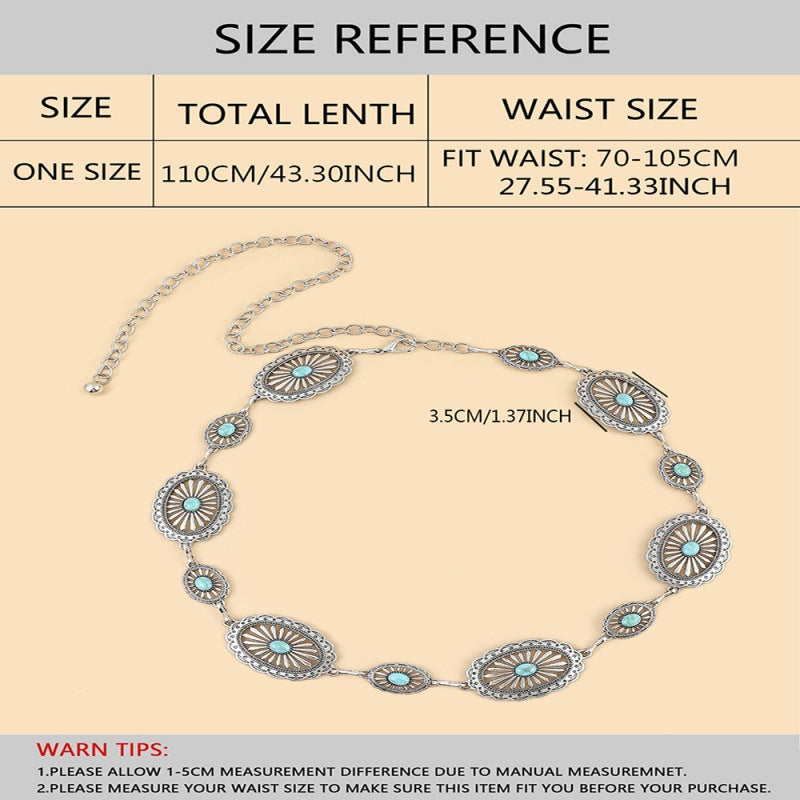 Retro Personalized Fashionable All-match Waist Chain