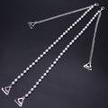 Pearl Adjustable Straight Shoulder Strap Bridal Accessories Bra Belt