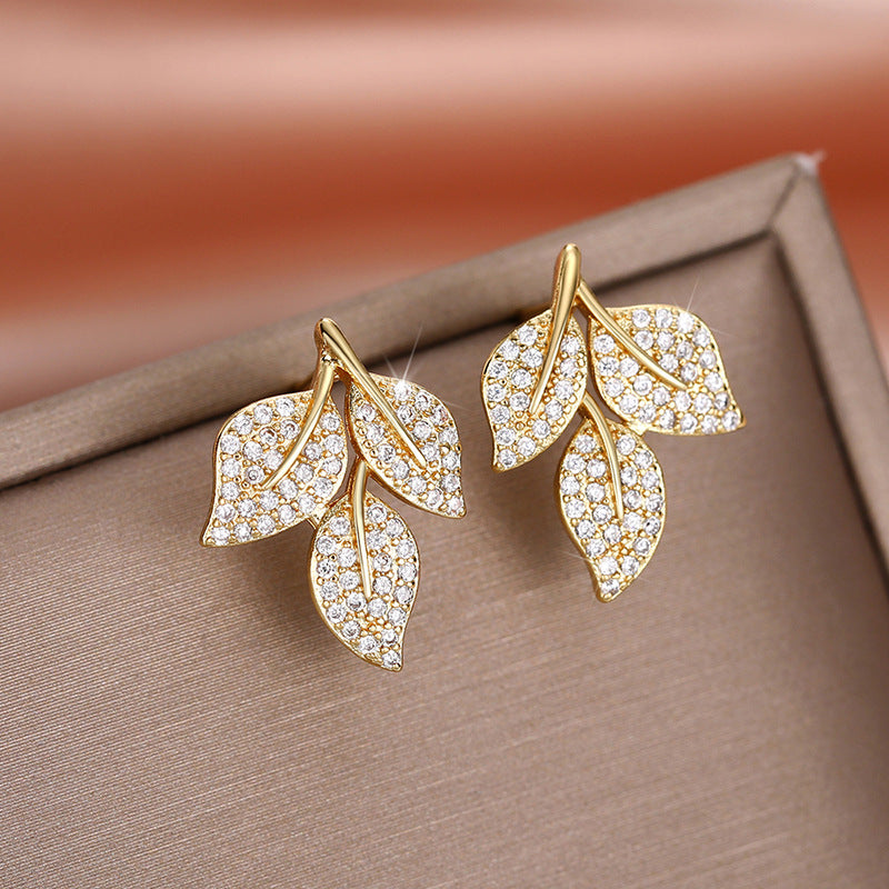 Leaf-shaped Earrings