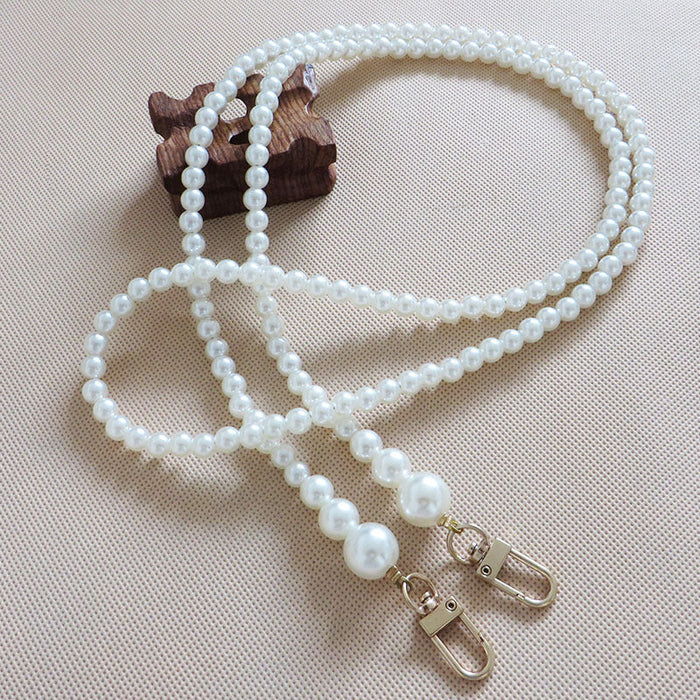 Cute Pearl Bag Chains Long Single-Shoulder Crossbody Straps