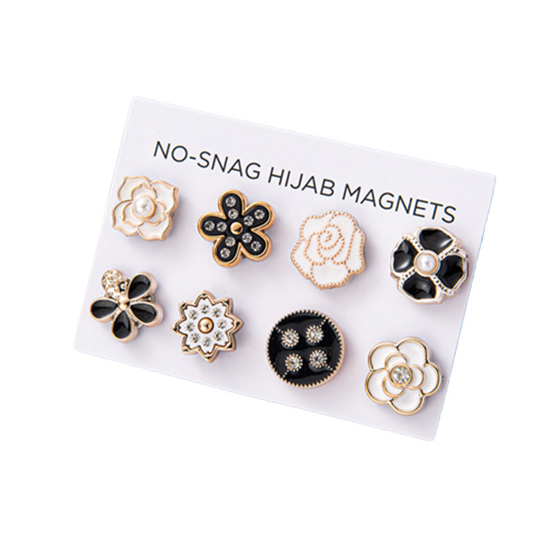 Versatile Allure Floral Magnetic Hijab Clasp (MAC338)