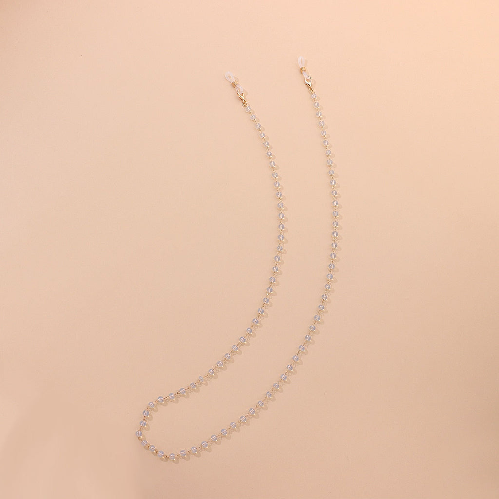 Beaded Eyeglasses Sunglasses Strap Holder Elegant Eyewear Retainer Chain