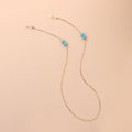 Turquoise Bead Glasses Chain