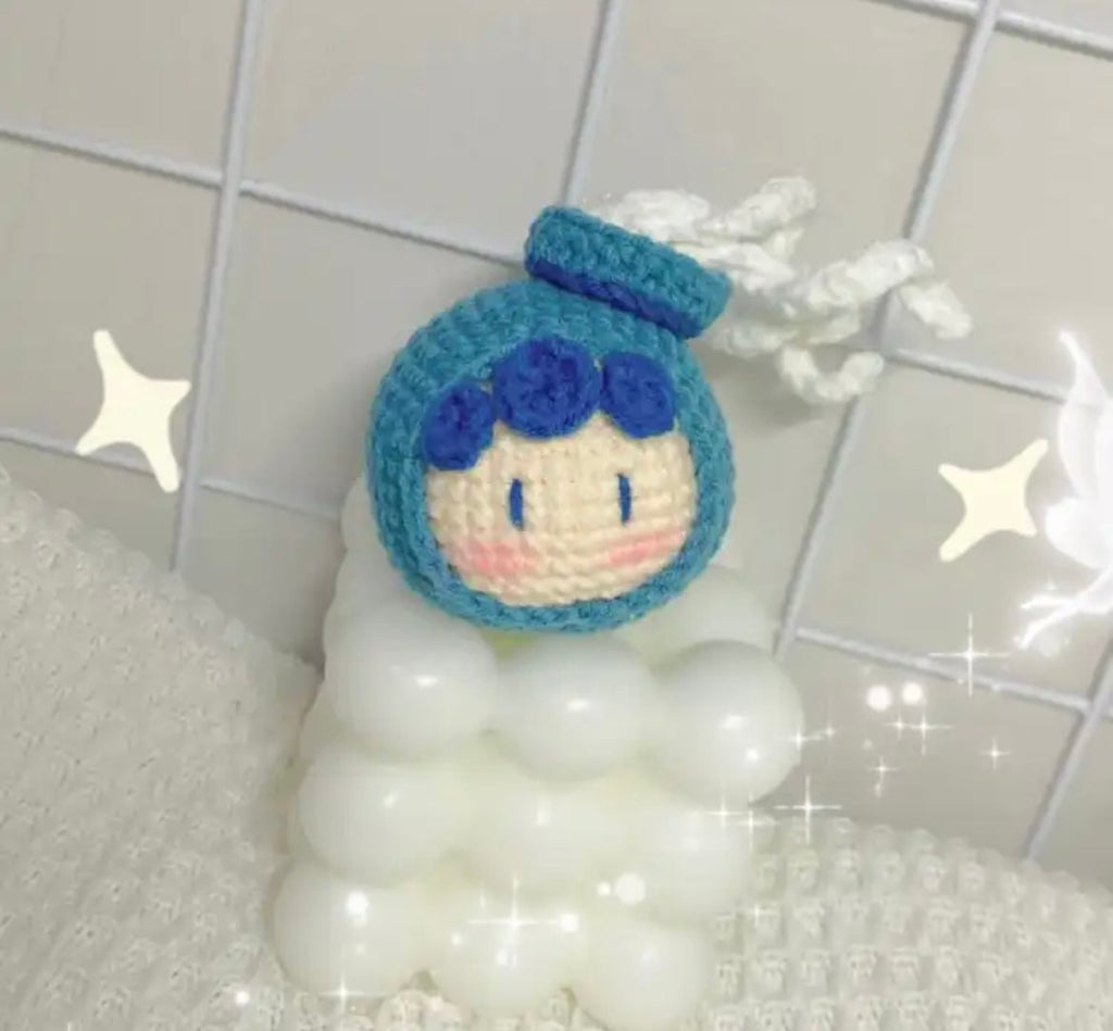 Crocheted Pendant Knitted Doll Keychain