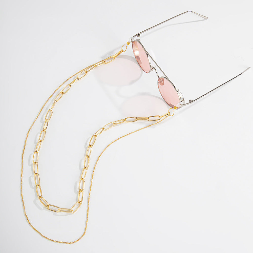 Women Jewelry Hip Hop Multi-layer Sunglasses Chain Lanyard Neck Strap