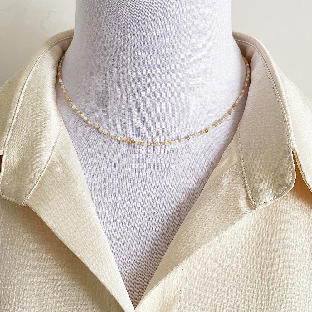 Natural Shell Beads Necklace Summer Beach Wedding Holidays Jewelry