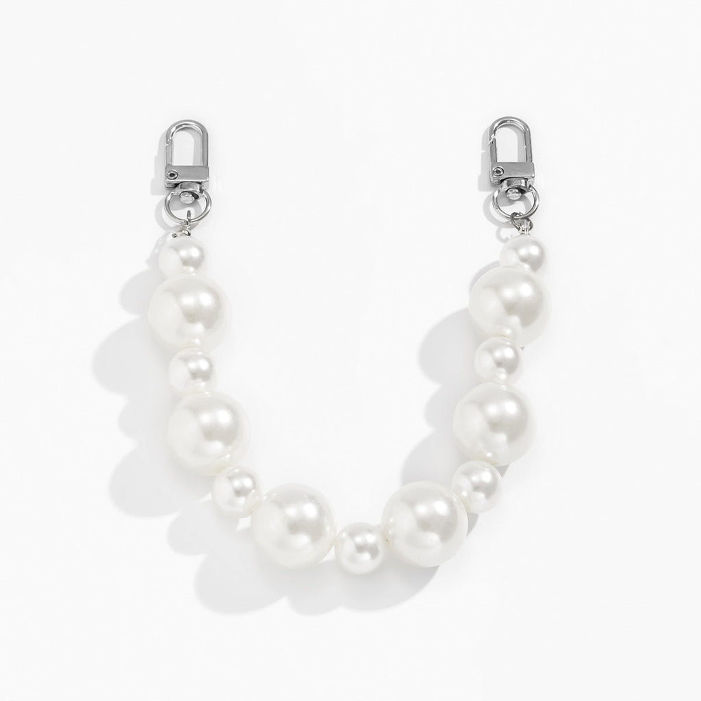 Handbag Shoulder Chain Long Beaded Chain Pearl Strap for Bag