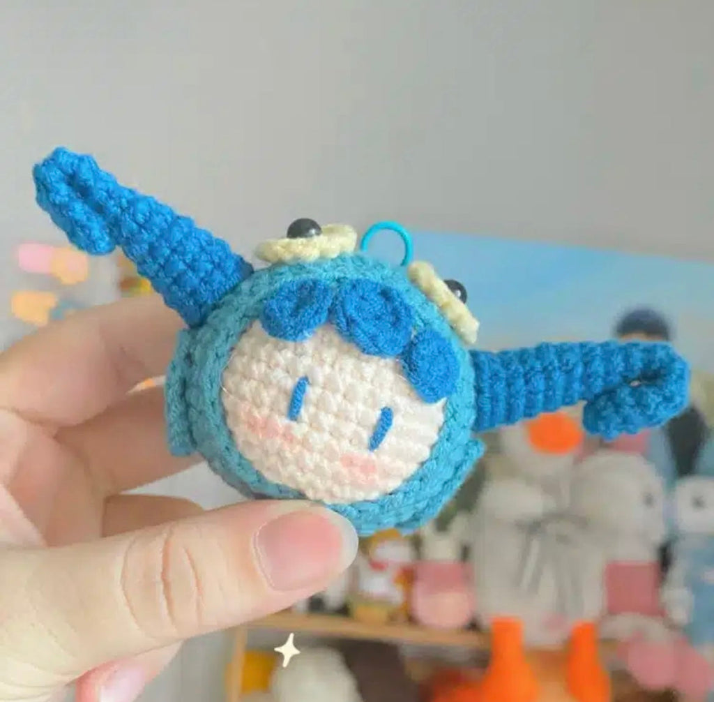Crocheted Pendant Knitted Doll Keychain