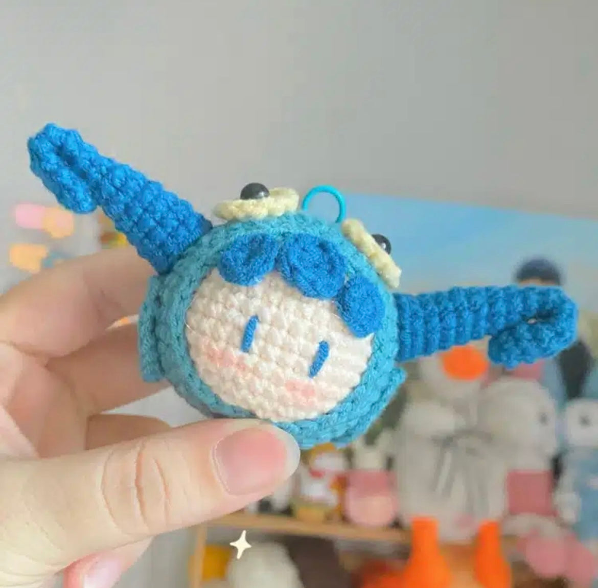 Crocheted Pendant Knitted Doll Keychain