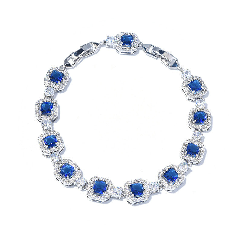 Adjustable Color Zircon Bracelet For Women