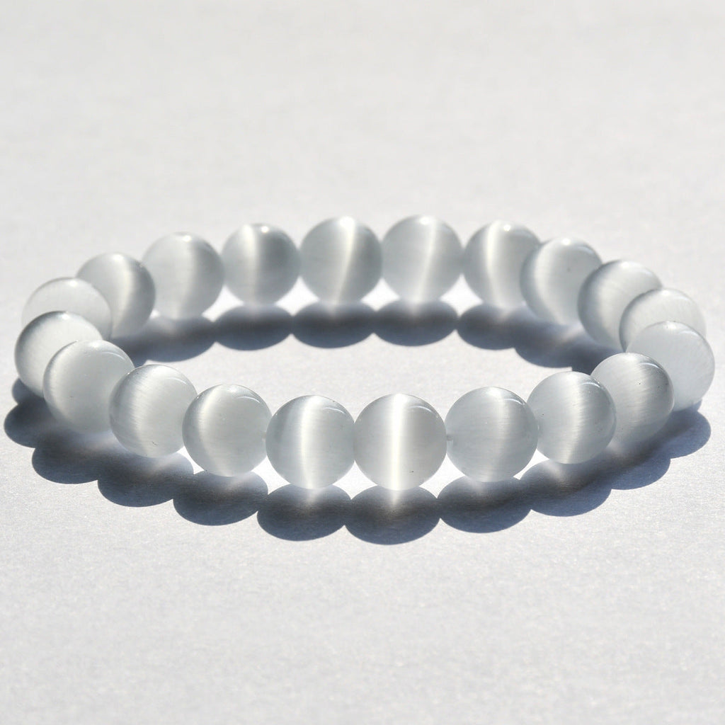 Round Natural Bead Stone Opal Bracelet