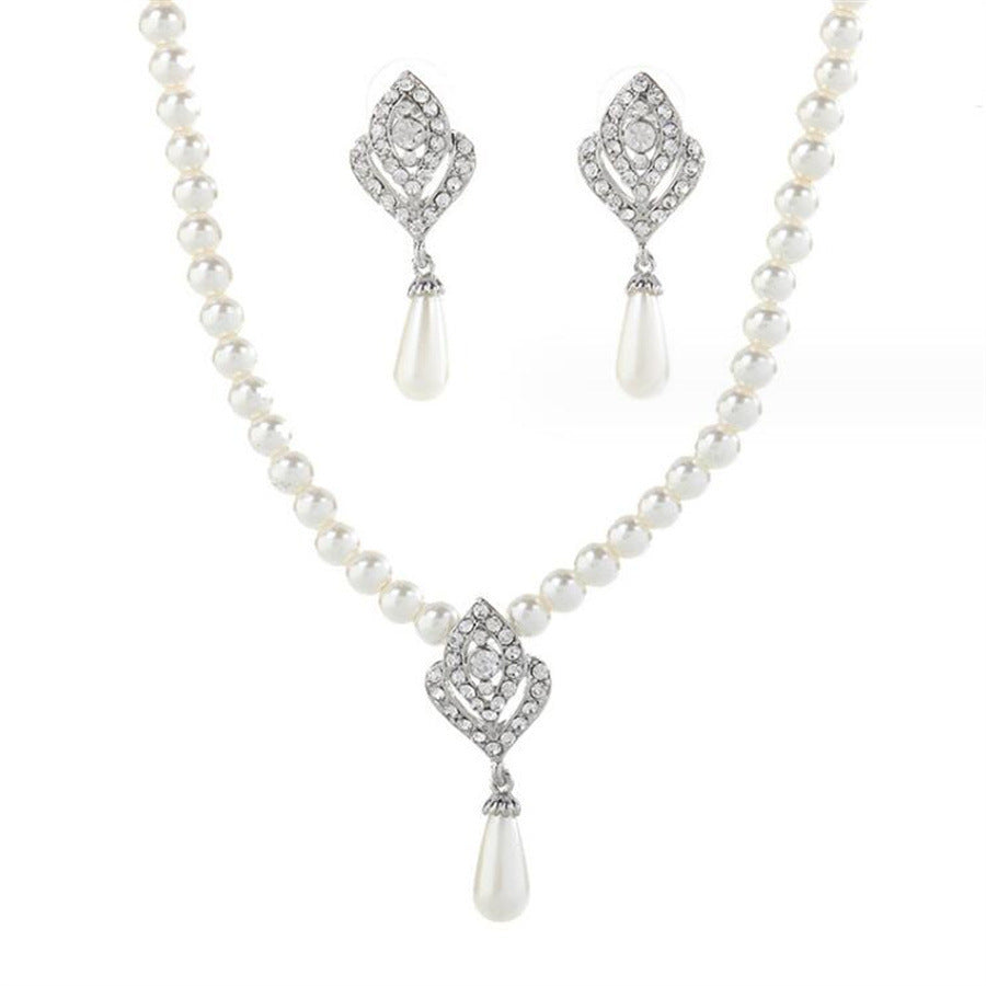 Handmade Pearl Bridal Wedding Jewelry Sets