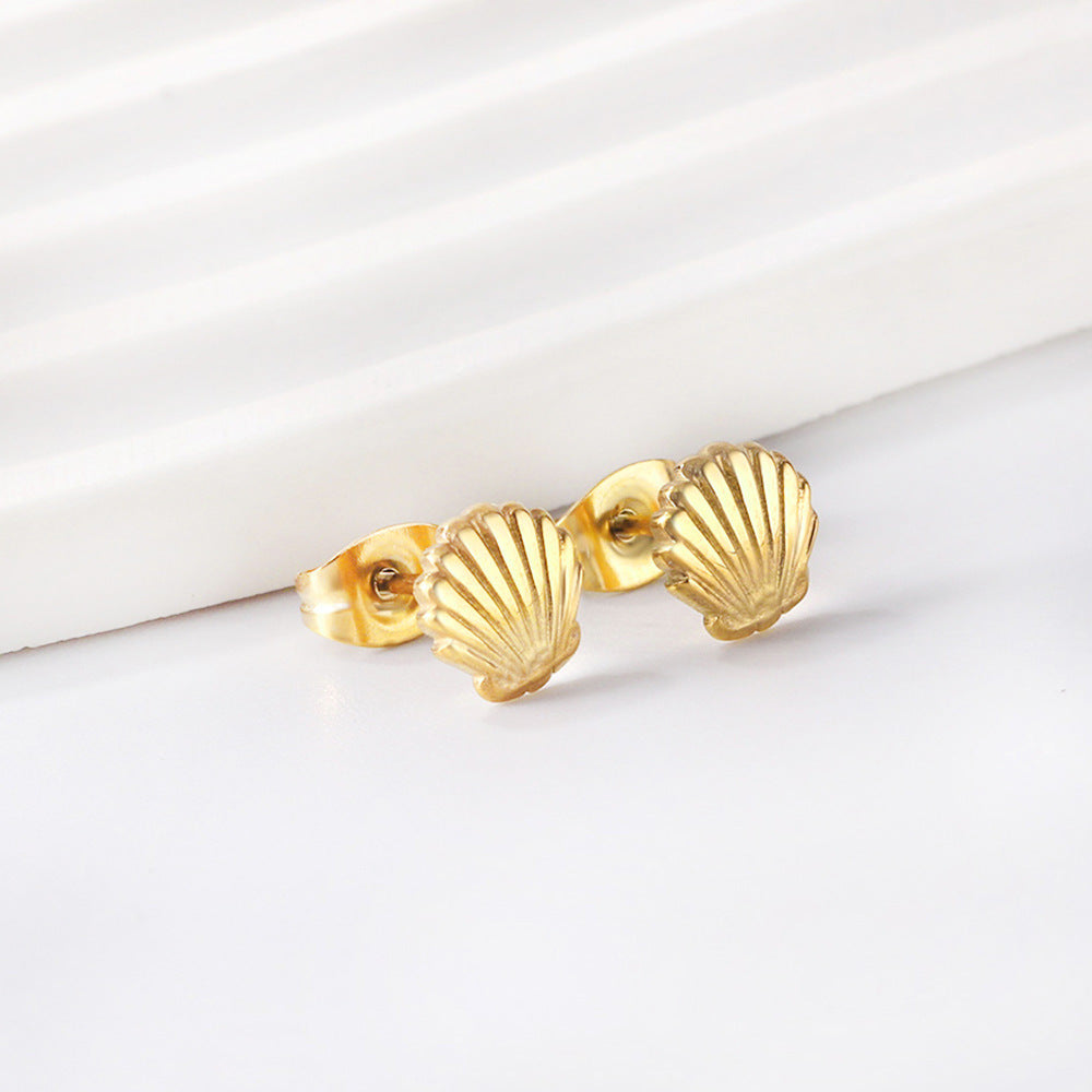 Shell Stud Earrings