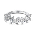 S925 Sterling Silver Geometric Zircon Ring