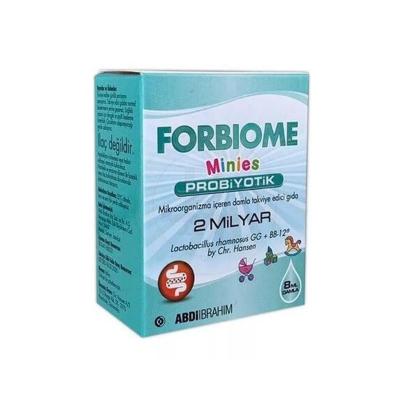 Forbiome Minies Probiotic Drops for Kids - Supports Healthy Gut Flora, 8ml