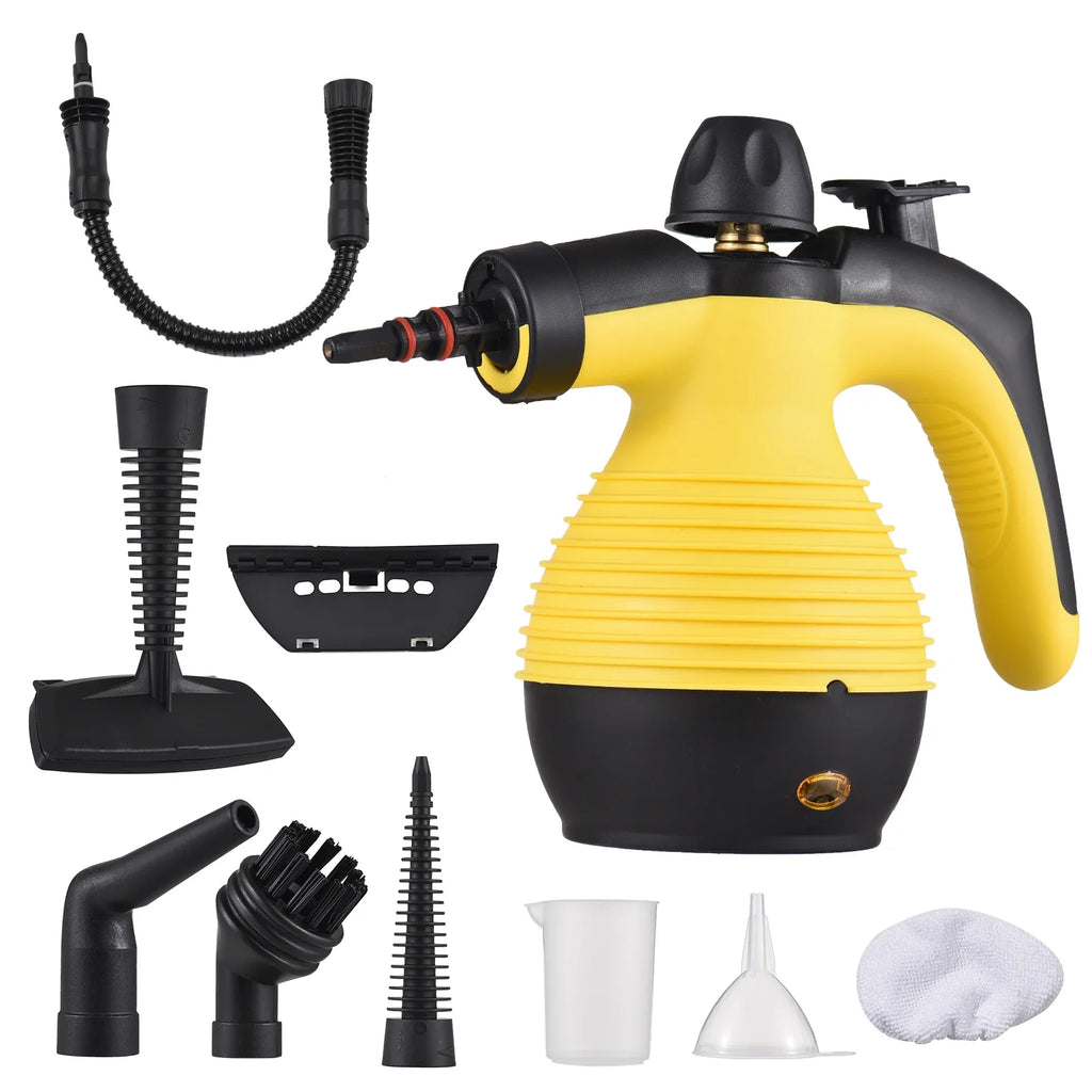 Handheld Steam Cleaner for Home 1050W High Temperature Pressurized Steam Cleaning Machine with 9PCS Accessory Steamers