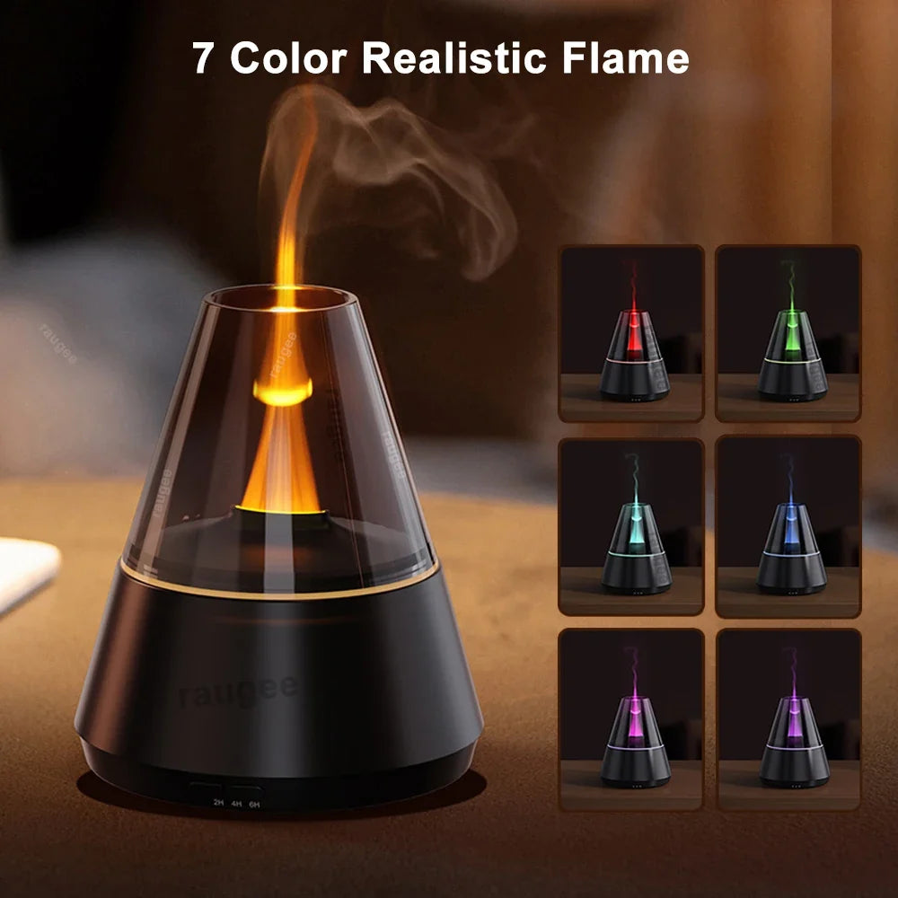 Air Humidifier USB Mini Aroma Essential Oil Diffuser Home Mute Automatic Mist Maker Fragrance Diffuser with Colorful Night Light