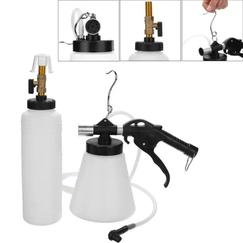 1L 0.75L Car Brake Bleeder Hydraulic Pumping Fluid Pump Kit Oil Change Purge Tank Tubes Repair Tool Truck Motorcycle Accessories