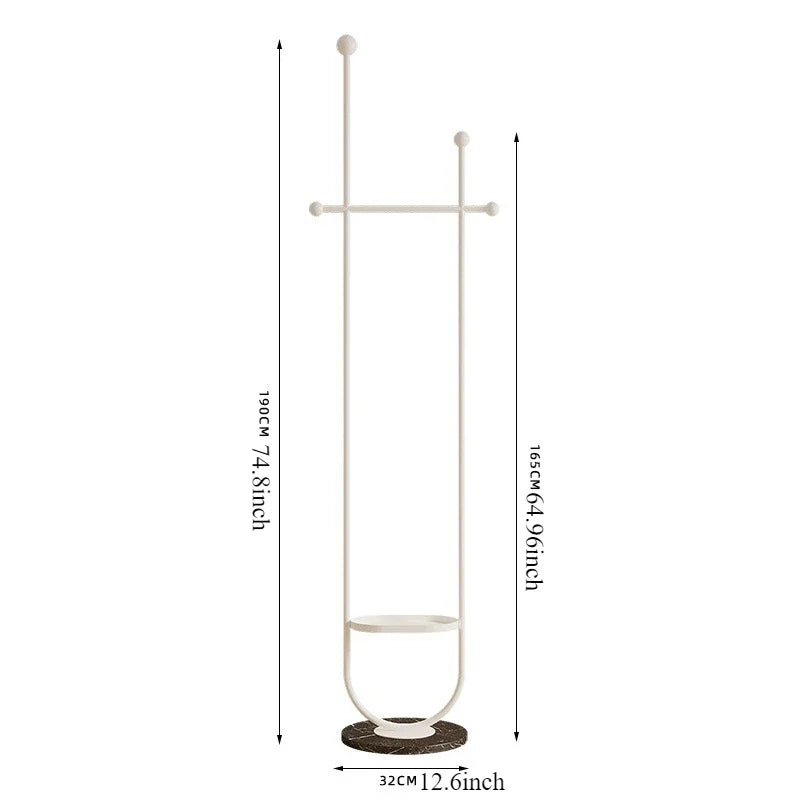 Stand Portable Clothes Rack Bedroom Floor Holder Clothes Hanger Hat Rack Home Modern Perchero De Pie Clothing Store Furniture