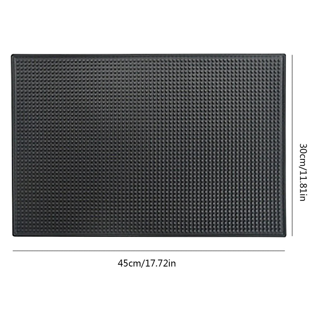 Bar Mat Rubber Anti-slip PVC Coffee Bar Mats Cup Mat Waterproof Heat Resistant Coffee Maker Countertop for Home Bar Accessories
