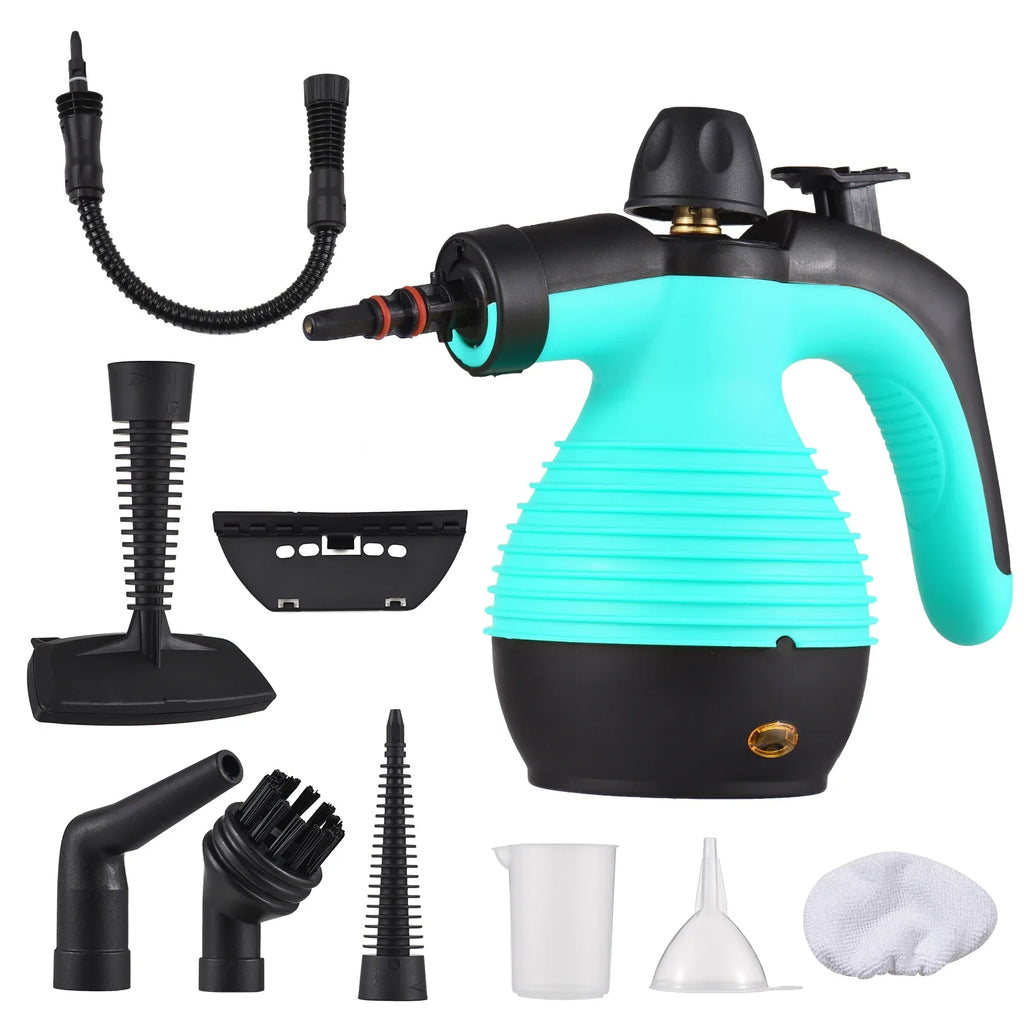 Handheld Steam Cleaner for Home 1050W High Temperature Pressurized Steam Cleaning Machine with 9PCS Accessory Steamers
