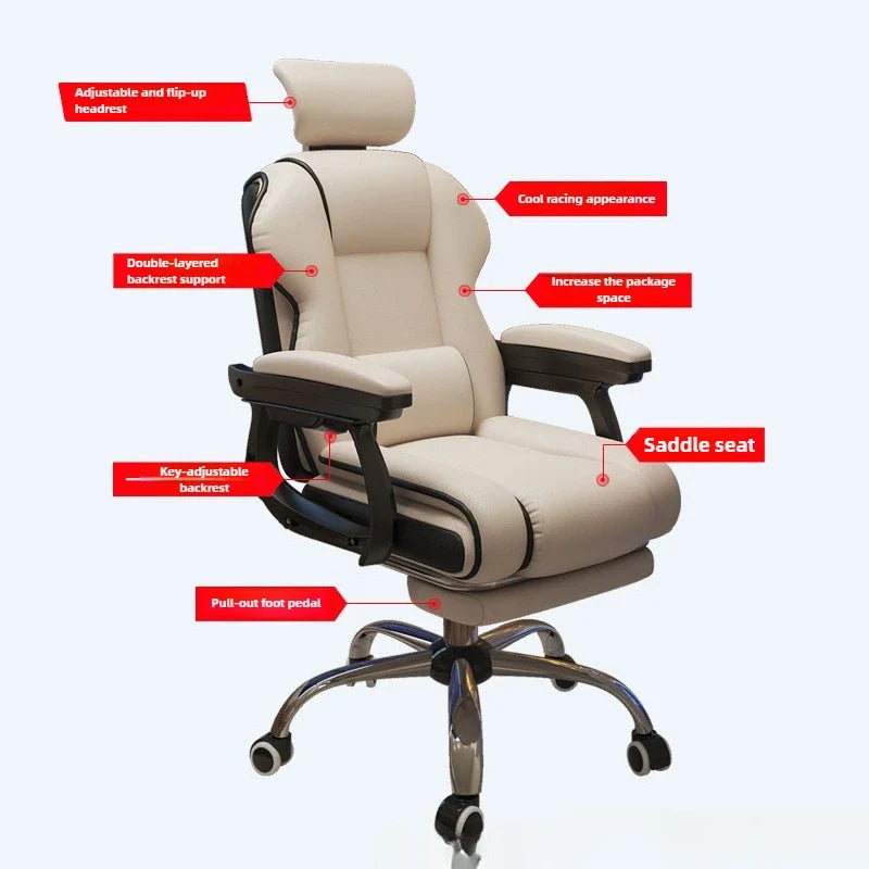 Home computer chair gaming chair gaming study office sofa chair back chair lifting swivel chair