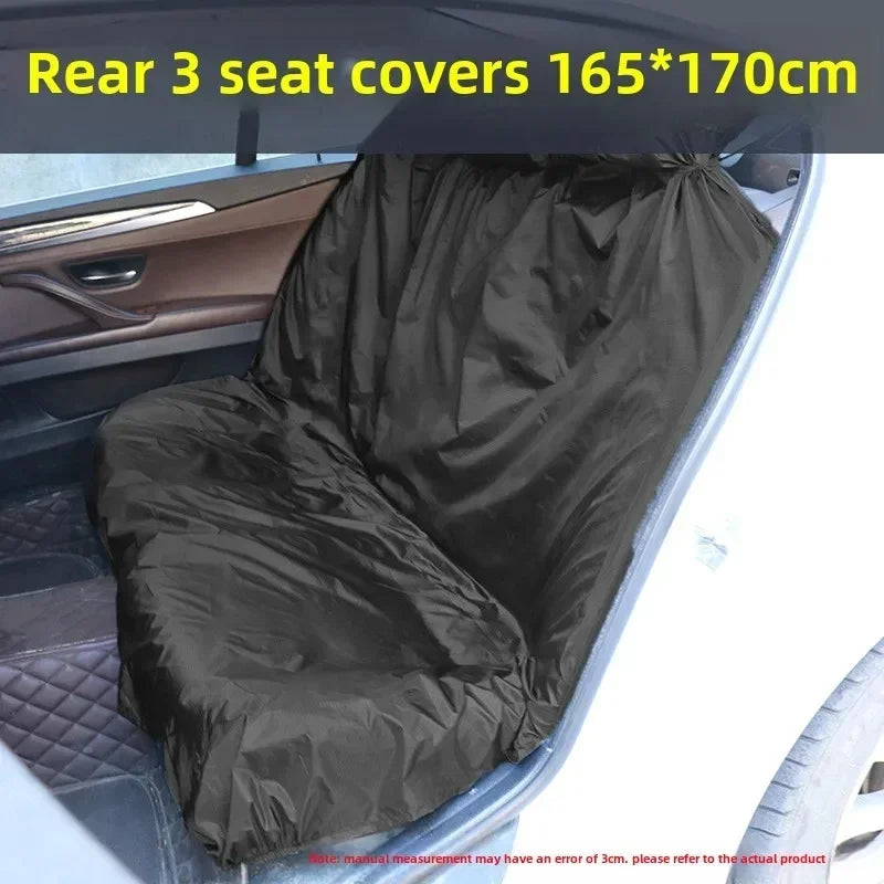 Car Seat Cover for Front Rear Seats Waterproof Antifouling Dust Covers for Steering Wheel Trunk Mat
